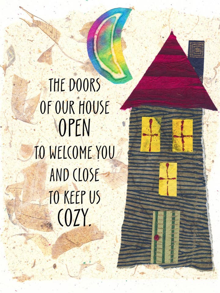 Doors Of Our House (Print) for wholesale by Ampersand Cards