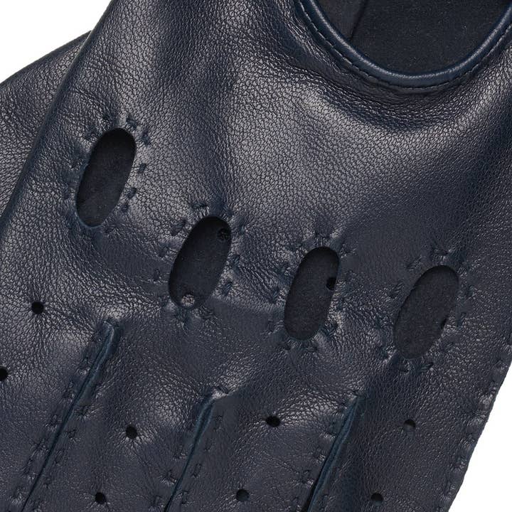 1861 Glove Manufactory - Venta al por mayor Guantes - Mujer - Guantes de piel azul marino Rome Blue2