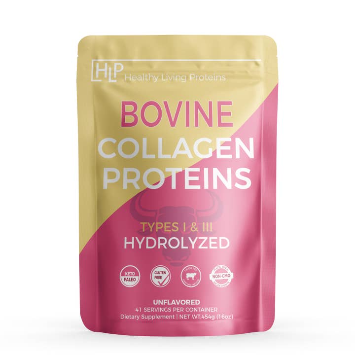 Healthy Living Proteins LLC – Suplemento/vitamina oral por atacado – Colágeno bovino 16 oz.