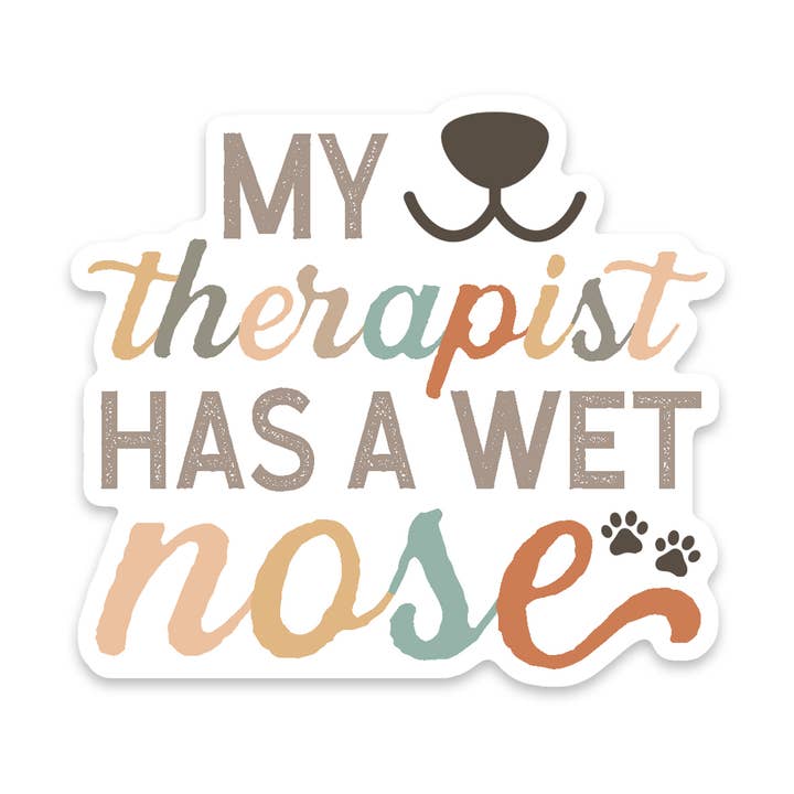 Dog Nose Sticker for wholesale by Scenic Route Design Co.