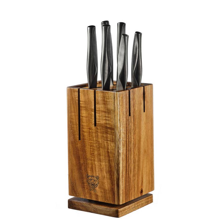 Bloque de cuchillos de cocina LARUS SKAGEN - 7 piezas para venta al por mayor de Björn