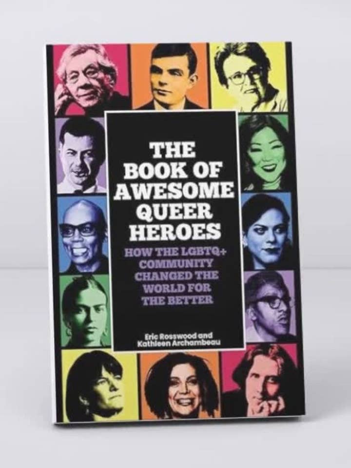 The Book of Awesome Queer Heroes for wholesale by Books That Save Lives Publishing