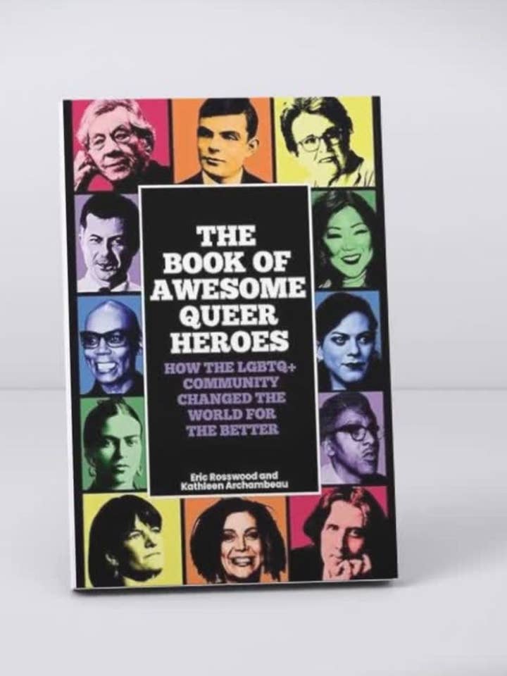 The Book of Awesome Queer Heroes for wholesale by Books That Save Lives Publishing