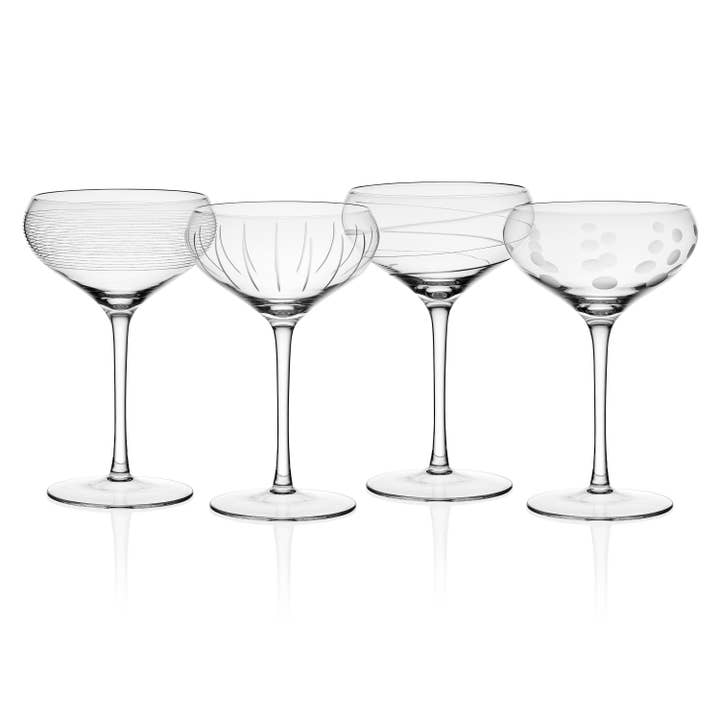 Mikasa - Vente Verres à cocktail/alcool - Verre à cocktail Mikasa Cheers Coupe 15 oz, S4 NEW