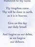 The Lord's Prayer - Bookmarks (pk of 25) for wholesale by Warner Press