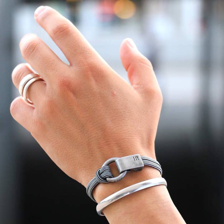 Être - Bracelets & Accessories - Wholesale Jewelry - Men's - Men's Bracelet | Ribeira - Black&White1