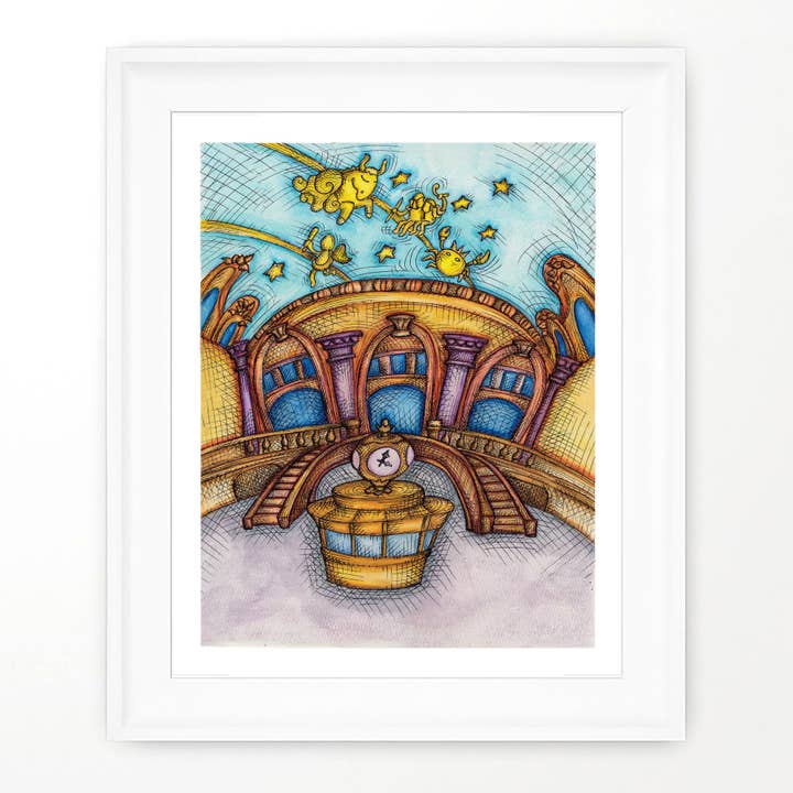 GRAND CE PRINT | New York City Wall Art PRINT | NYC Print for wholesale by About A Cloud Stationery & Gifts