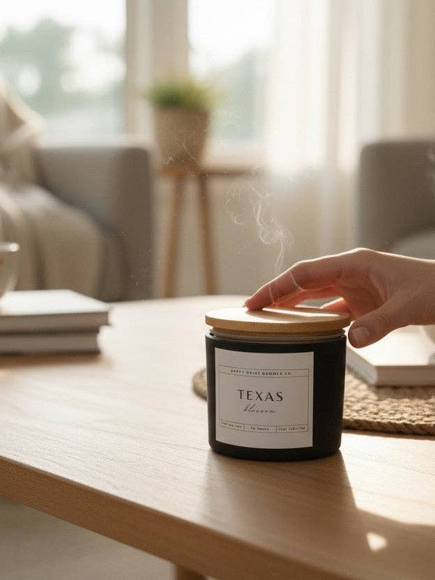 Soy Candle-Texas Blossom for wholesale by Happy Daisy Candle Co.