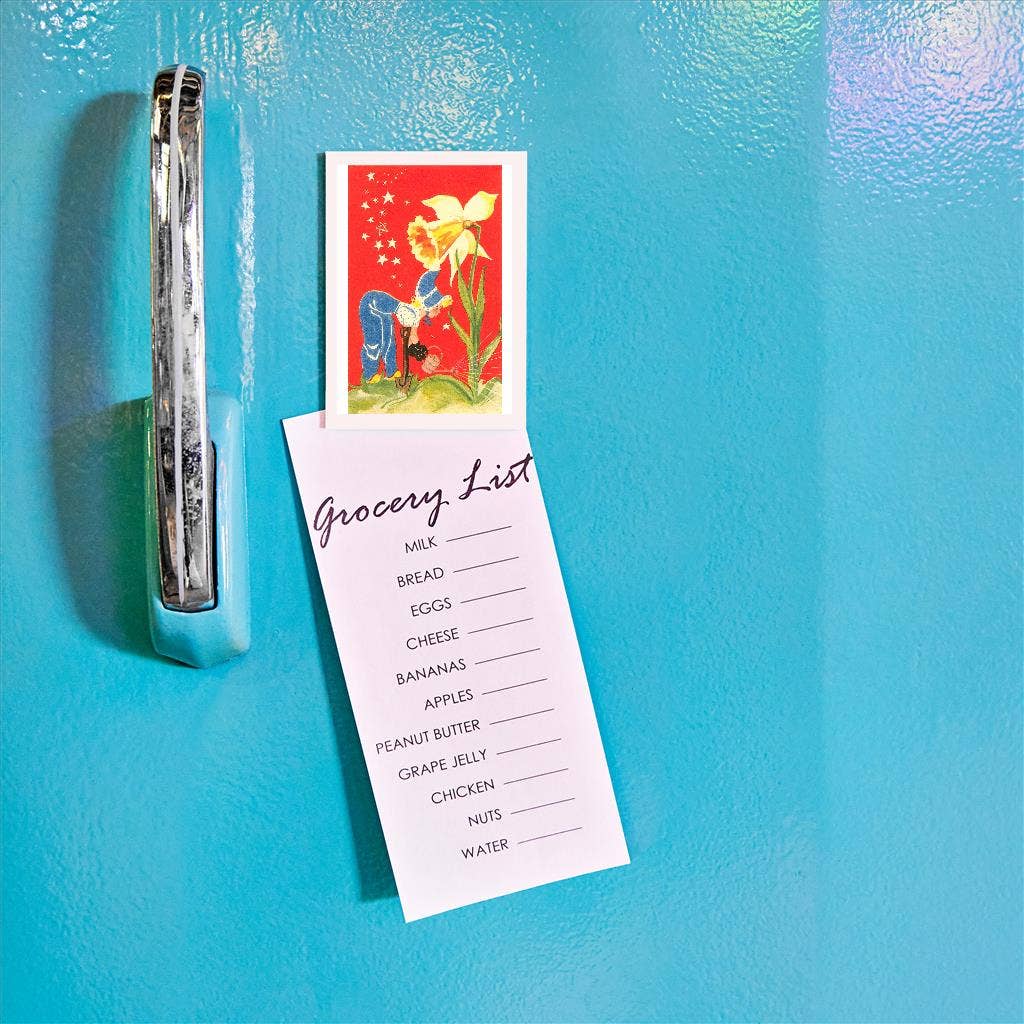 Found Image Press - Wholesale Magnet - Magnet GD-100 Dutch Girl Watering Daffodil1