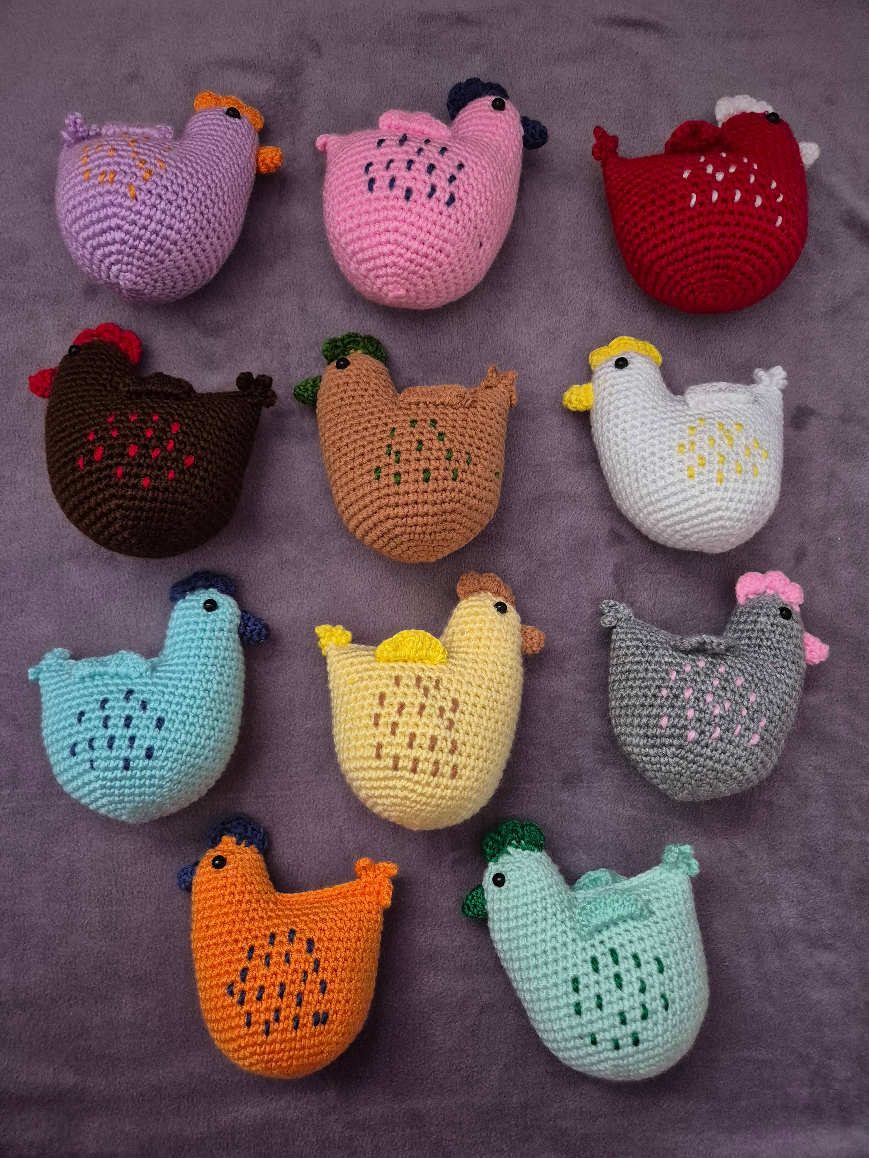 despinacrafting – Großhandel Kuschel-/Plüschtier – Kind & Baby – Häkel-Hühnchenspielzeug, Amigurumi Kuscheltier2