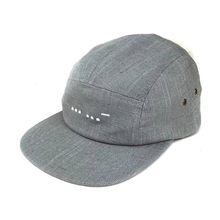 Morse Code Five-Panel Cap for wholesale by Skinny Vinny