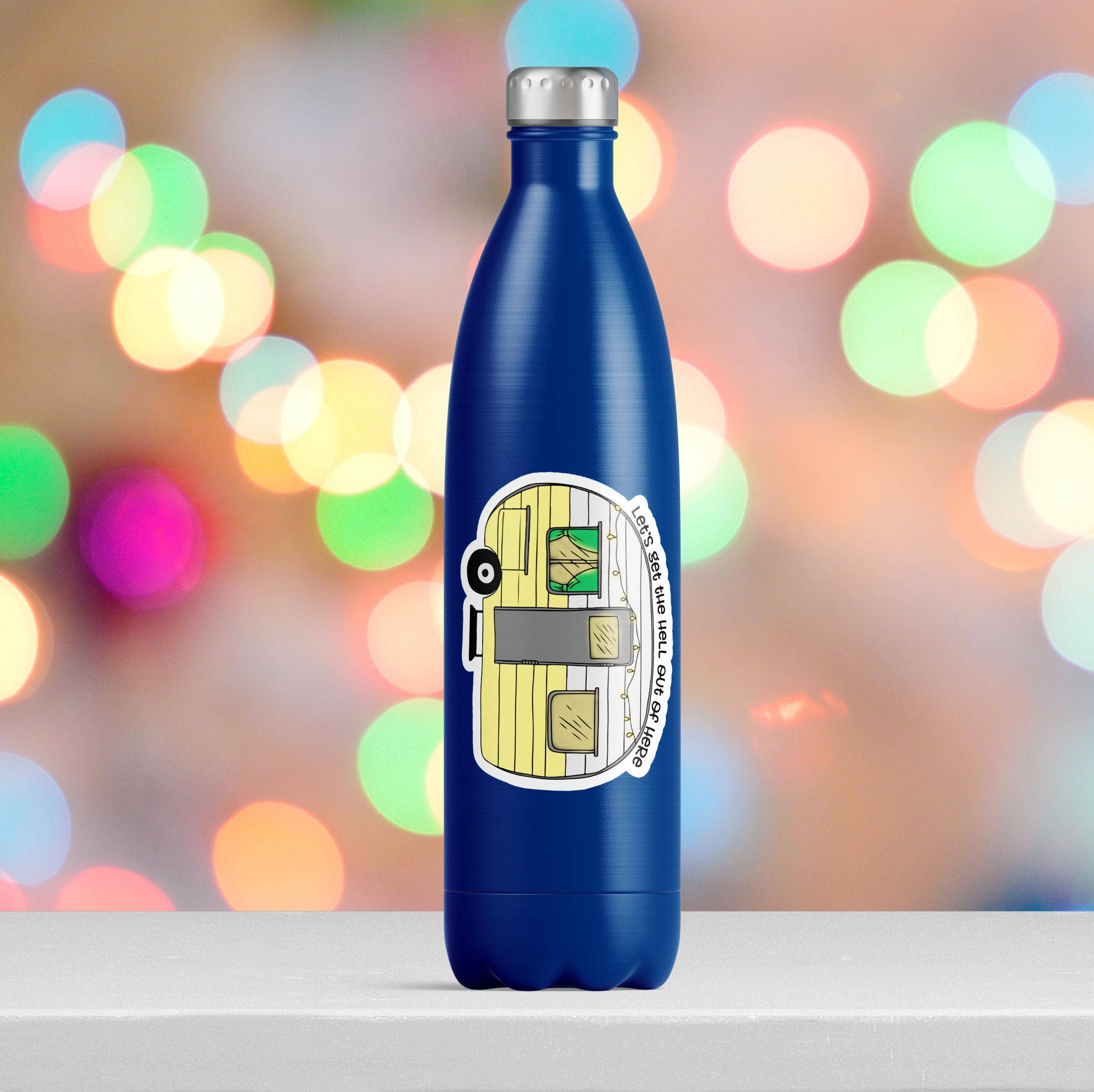 Greetings from Bergen Place - Wholesale Sticker - Let's Get the Hell Out of Here Sticker3