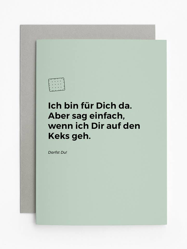 Karte "Keks" for engroshandel hos heartfelt paper & co