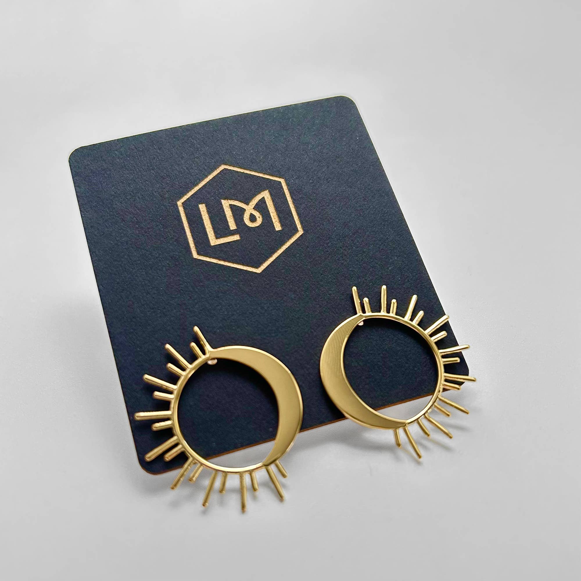 Love Lori Michelle Jewelry - Wholesale Dangle Earrings - Celeste Sun Moon Earrings8