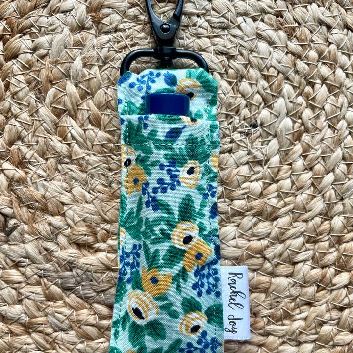 Designs by Rachel Joy - Wholesale Lip Balm Case/Holder - Rifle Paper Co. Mint Rosa Lip Balm Holder2