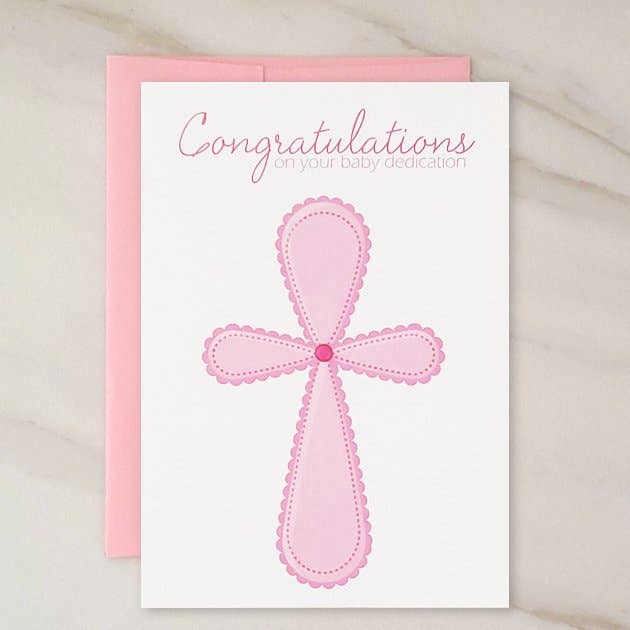 JEREMIAH 1:5 - Baby Dedication Greeting Card for wholesale by Wholesalegreetingcards.co