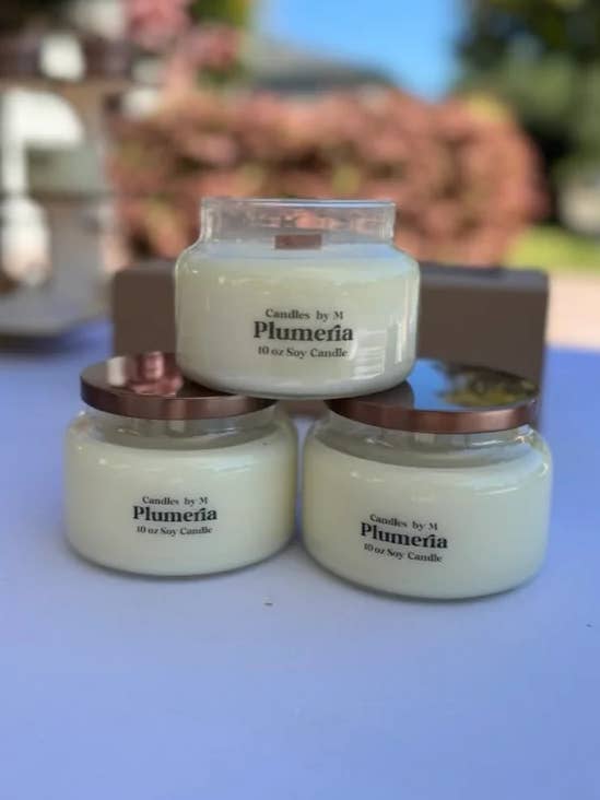 Plumeria for wholesale by Candles by M
