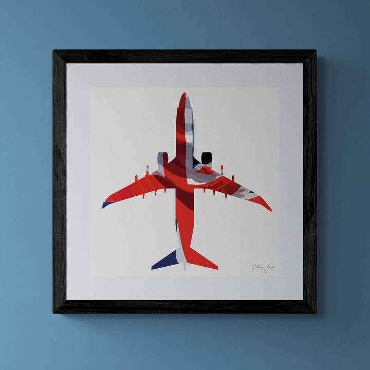 Poseidon (P-8A) Union Flag Print for wholesale by Gillian Jones Designs