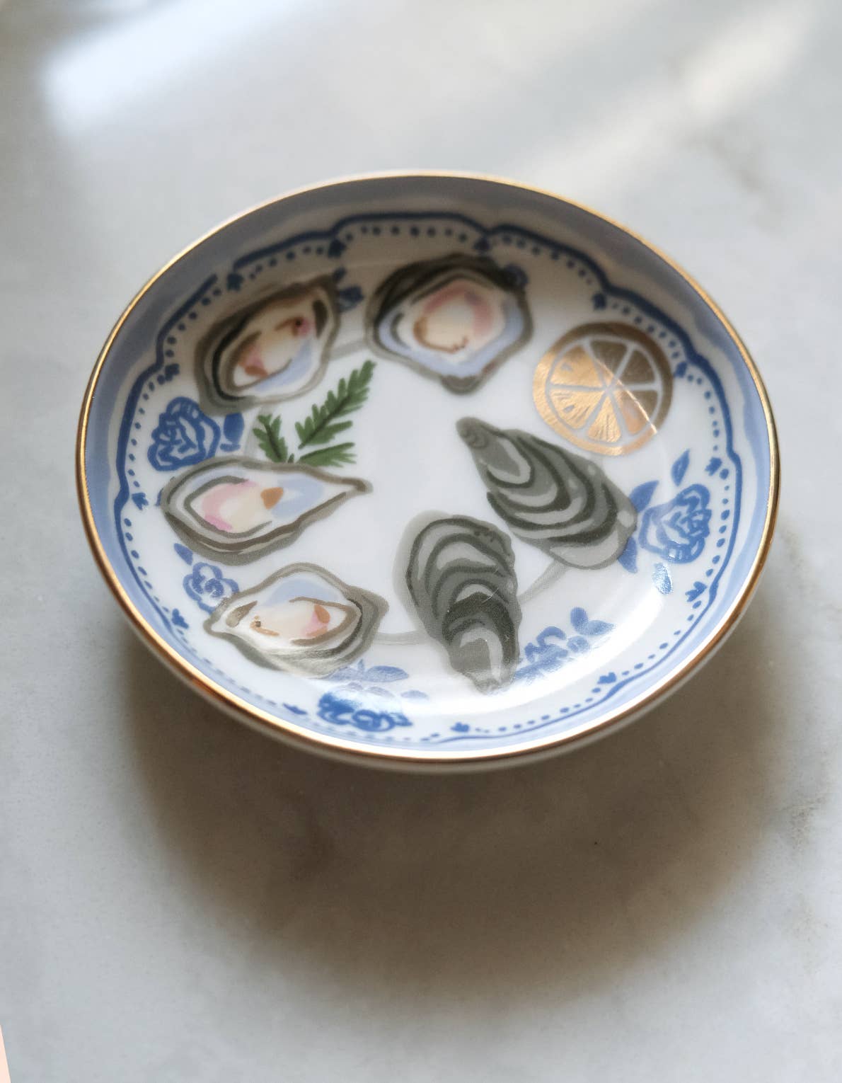 Idlewild Co. - Wholesale Jewelry Dish - Oysters Porcelain Trinket Dish2