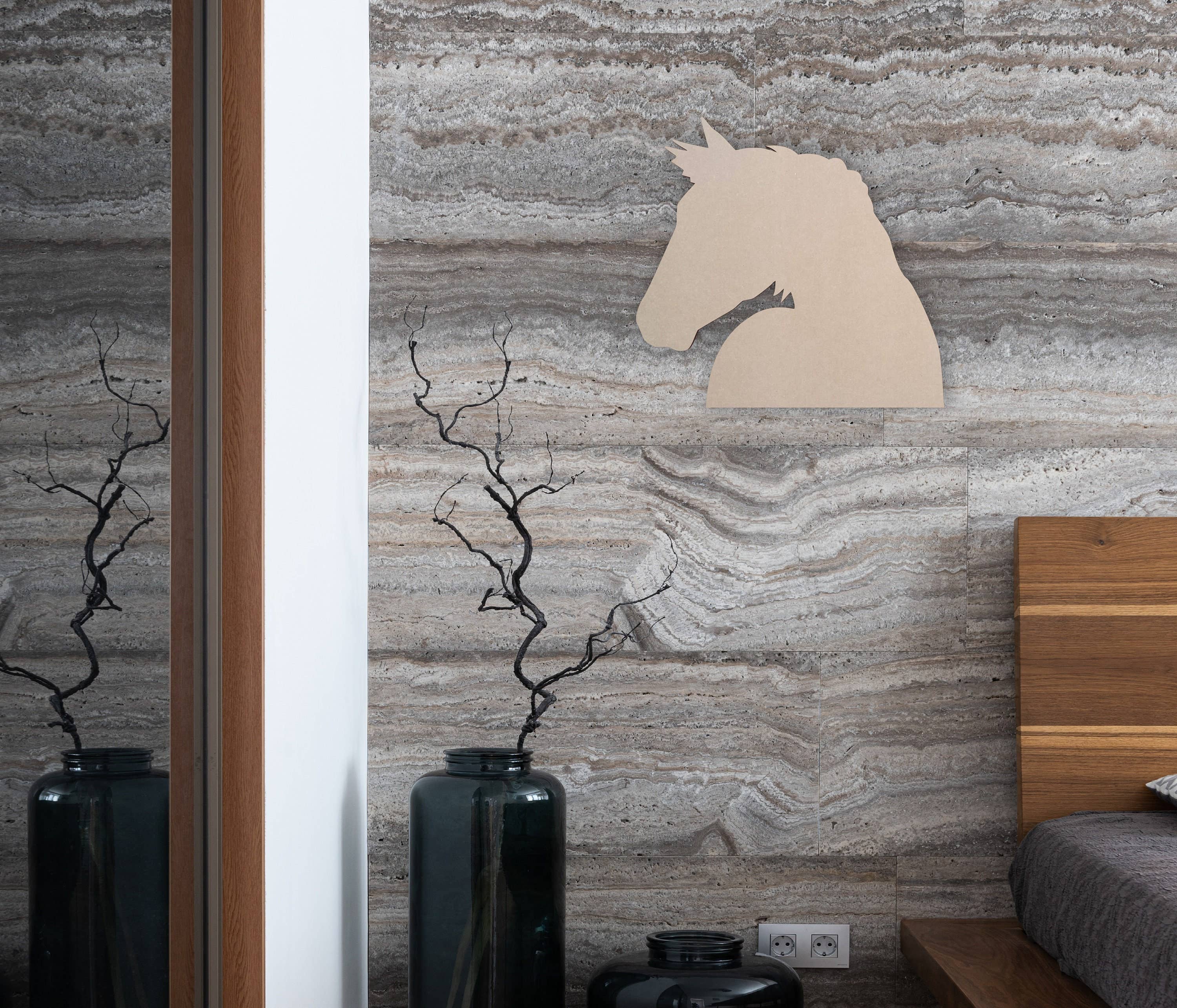 Jess and Jessica - Wholesale Cutouts - Wooden Horse Face Profile Horse Face Profile Cutout9