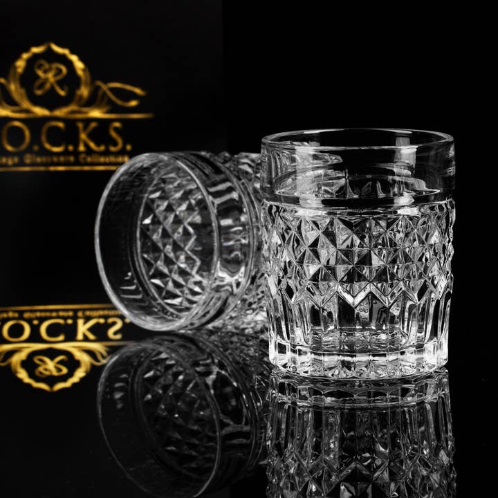 ROCKS Whiskey Chilling Stones - Wholesale Cocktail/Liquor Glass - The Privilege Collection - Prestige Whiskey Glasses1