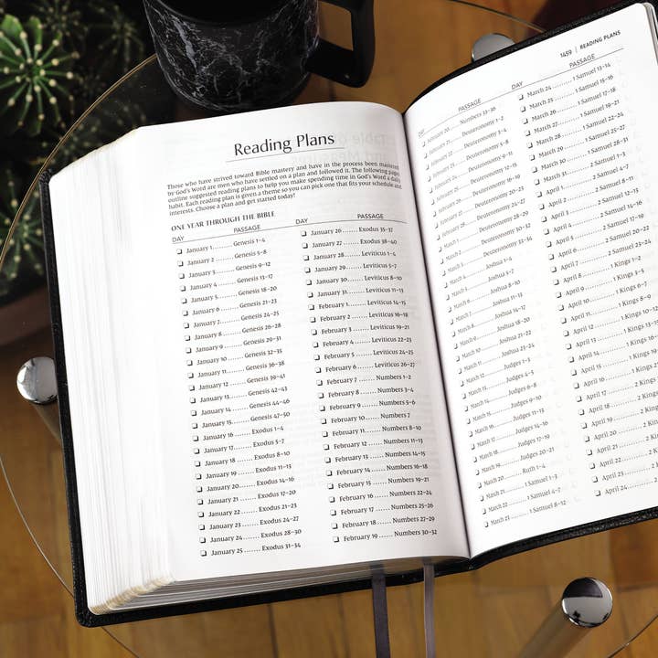 HarperCollins Christian Publishing - Wholesale Religion - NIV Men's Devotional Bible, Large Print, Leathersoft Black10