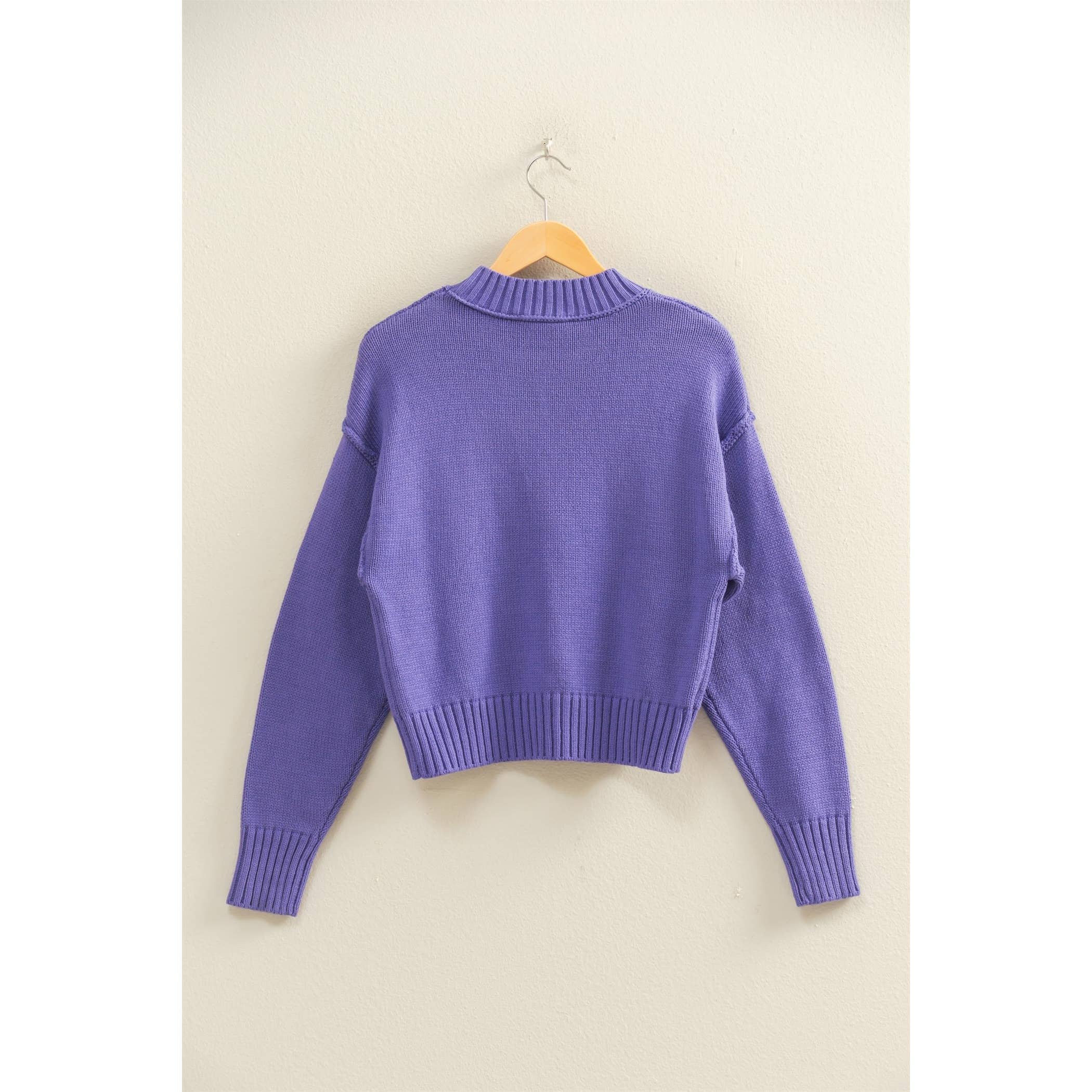 HYFVE – Großhandel Strickpullover – Damen – Pullover mit Stehkragen und Naht vorne9