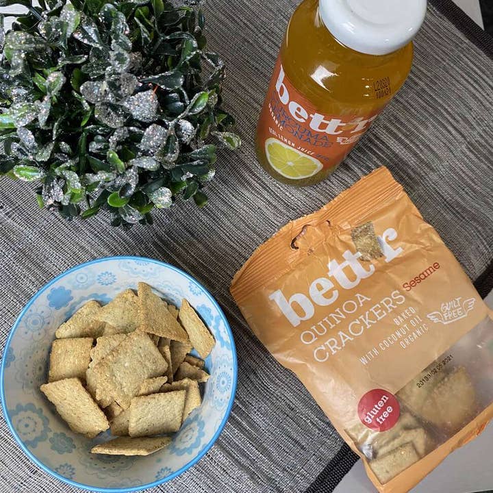 Smart Organic - Wholesale Crackers - Quinoa Crackers Sesame, Bio, Bett'r, 100g5