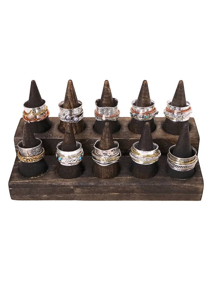 $15,00 st x 10 st Spinner Ring Sortiment - Storlekar 6,7,8 för wholesale av Zoey Simmons