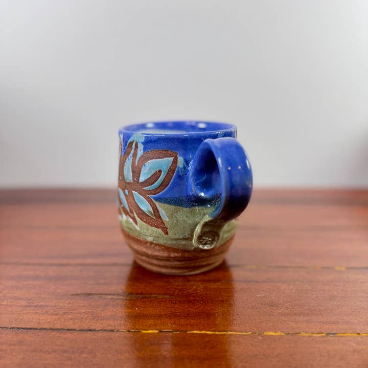 Beth Bailey Pottery - Wholesale Coffee Mug - Assorted One-of-a-Kind Mugs | Botanical Mug | No184