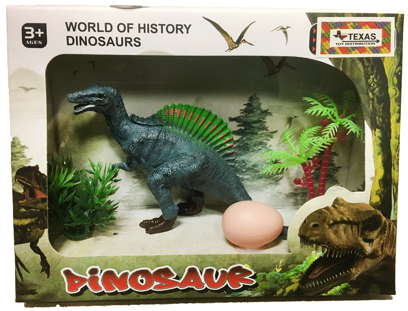 Texas Toy Distribution - Wholesale Toy Set - Kids - Dinosaur Plastic Models in Window Box4