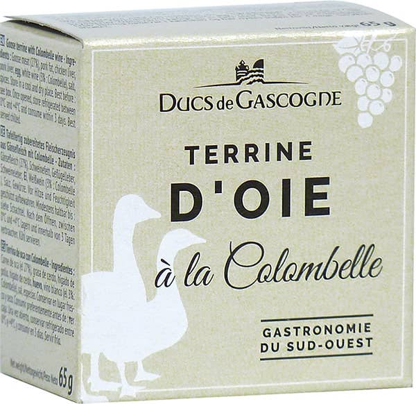Gourmandise - Wholesale Ham - Pâté Goose terrine Ducs de Gascogne 65 g.0