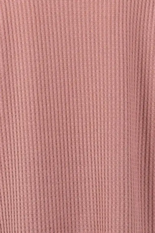 Final Touch - Wholesale Gebreide top - Dames - Geborstelde Wafel Lange Mouw Top - NT3130917