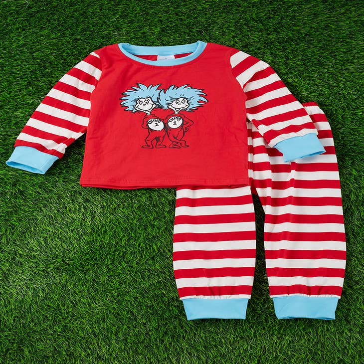 Wholesale 🔶(UNISEX) THING 2 & 1 RED PAJAMAS SET. PJG543001-A-C for your  store - Faire