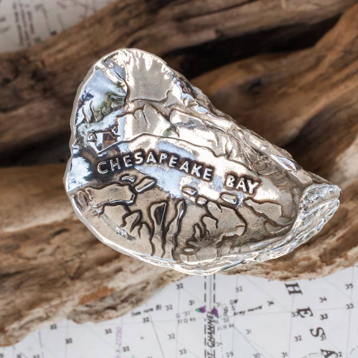 Chesapeake Bay Map Oyster for wholesale by Salisbury