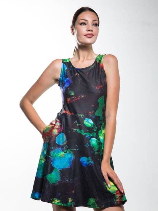 Vestido de moda acuarela Aster Pocket para mujer para venta al por mayor de Calison