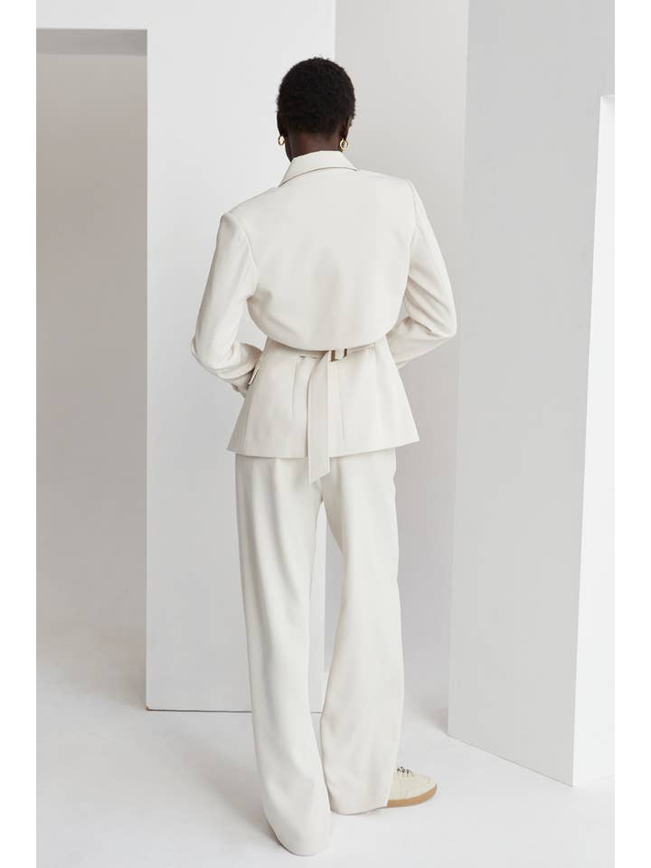 BONE CX8548 - Penelope Two Piece Bolero Blazer Set for wholesale on Faire