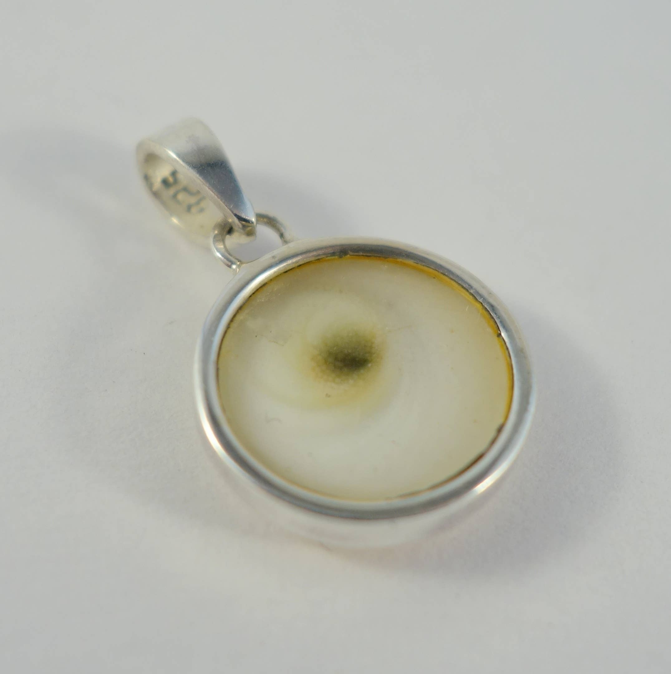 Ajmer by Jodi - Wholesale Individual Charm/Pendant - Petite Round Eye of Shiva Pendant in Sterling Silver3