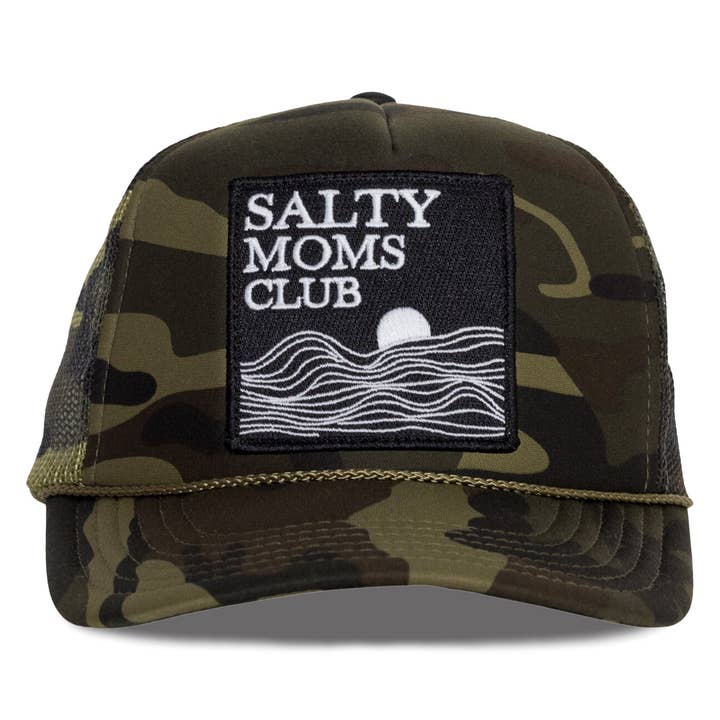 Friday Feelin' - Wholesale Trucker Hat - Women's - Salty Moms Trucker Hat in Camo