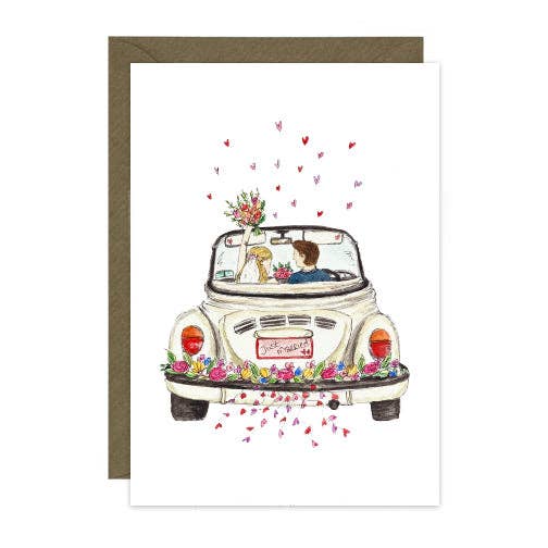 Duck Blue® – wholesale Wedding card – Just Married