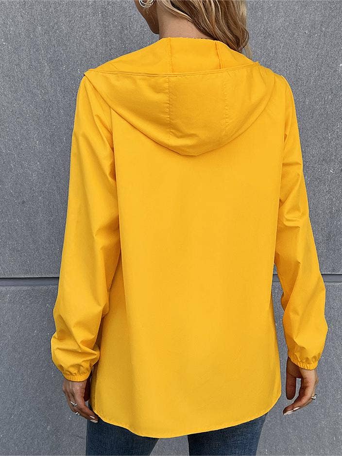 HIDDENBRAND - Wholesale Jacket - Women's - Zippered hooded jacket lightweight outdoor waterproof jacket4