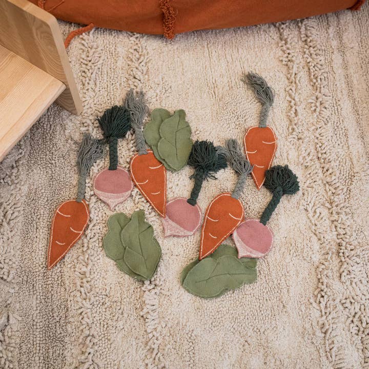 Washable rug Veggie Garden for wholesale by Lorena Canals