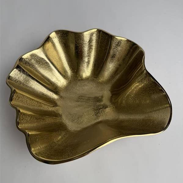 India Handicrafts Inc - Wholesale Decorative Tabletop Object - Gold Sculptural Bowl0