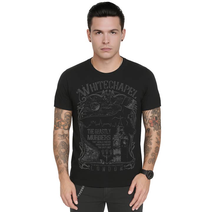 Serpentine Clothing - Wholesale Screen Printed T-Shirt - Men's - WHITECHAPEL MEN'S TEE