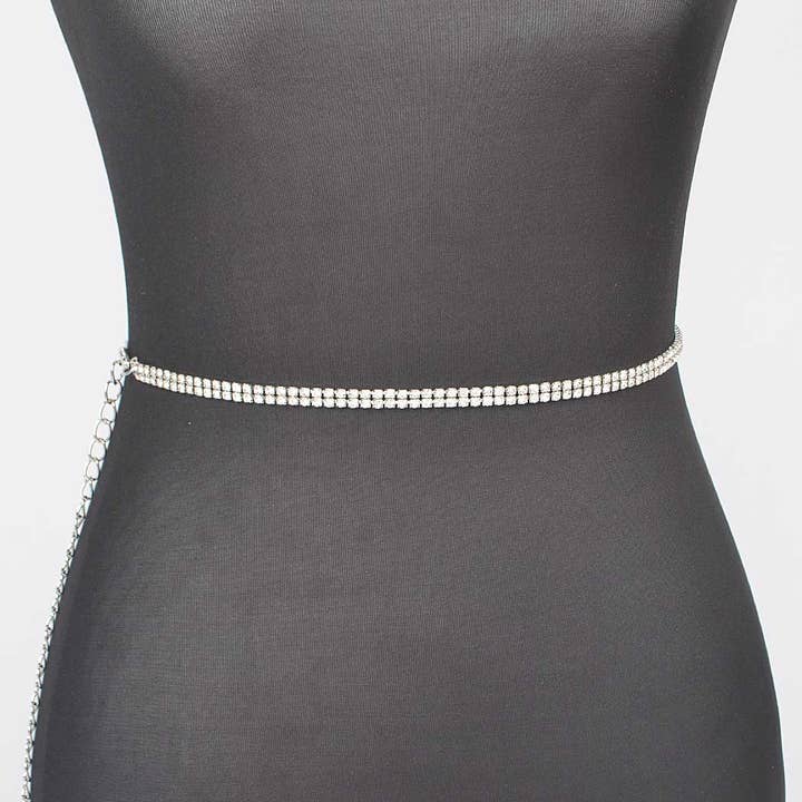 3AM BY H&D ACCESSORIES - Wholesale Belt – Women's - hinestone Plus Size Chain Belt6