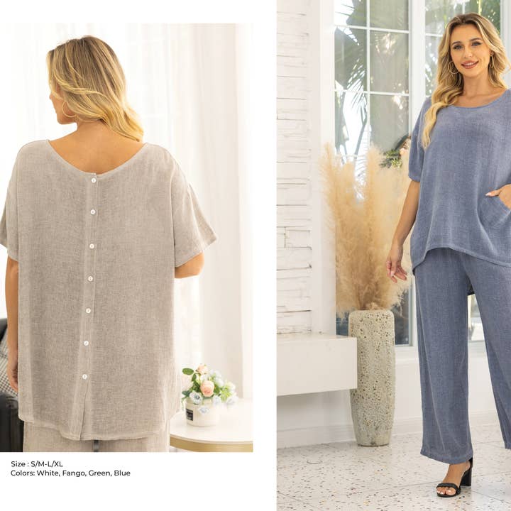 Hazels Breezy Blend Top for engroshandel hos Orange Fashion Village