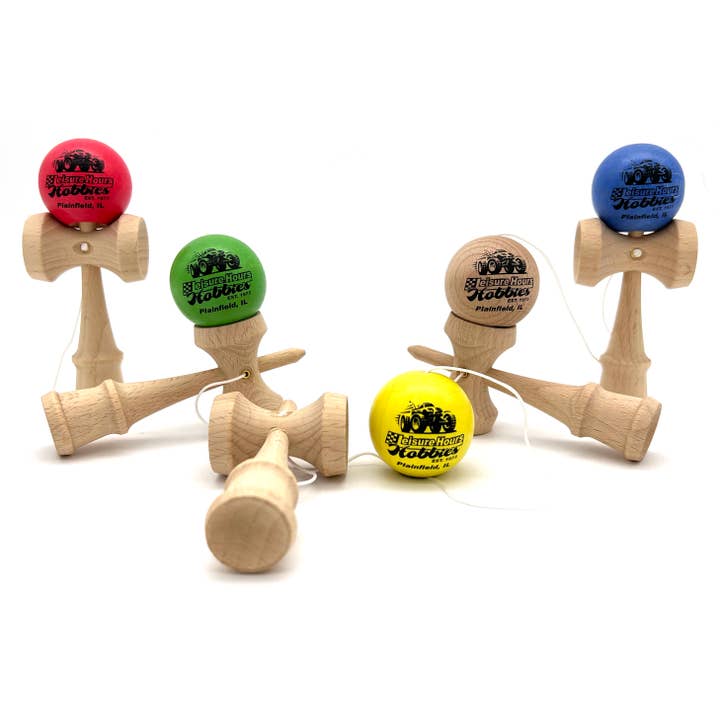Aero-Motion, Inc. – wholesale Wood toy – Child – Custom Imprinted Classic Wooden Mini Kendamas