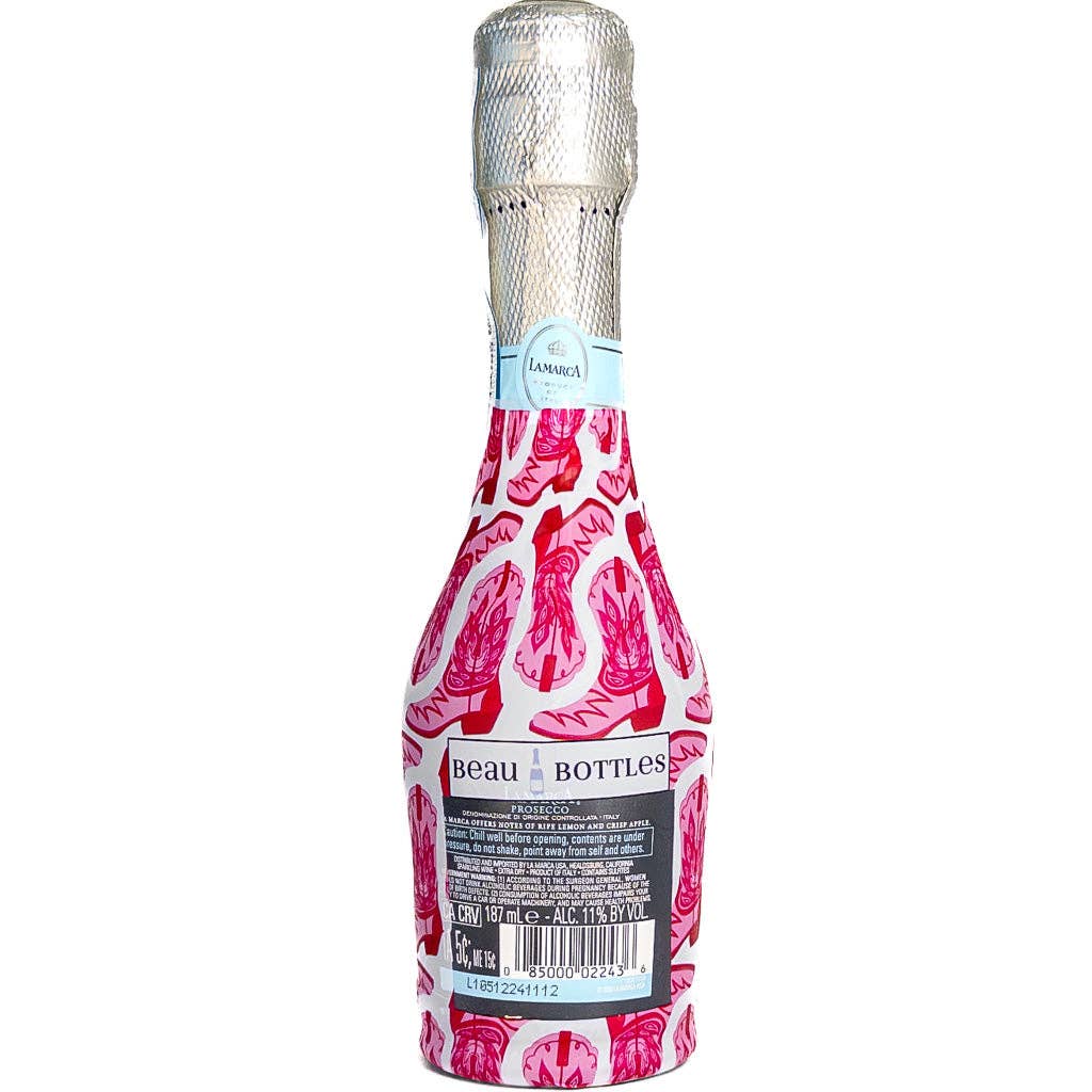 Beau Bottles – wholesale Wine gift bag – Beau Bottles Cowgirl - MINI Prosecco Collection - Six Pack3