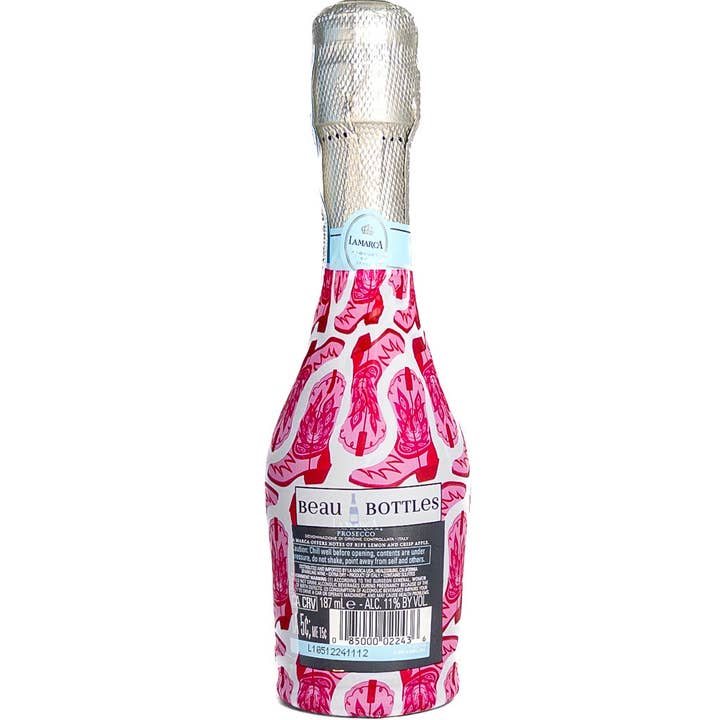 Beau Bottles - Wholesale Wine Gift Bag - Beau Bottles Cowgirl - MINI Prosecco Collection - Six Pack3