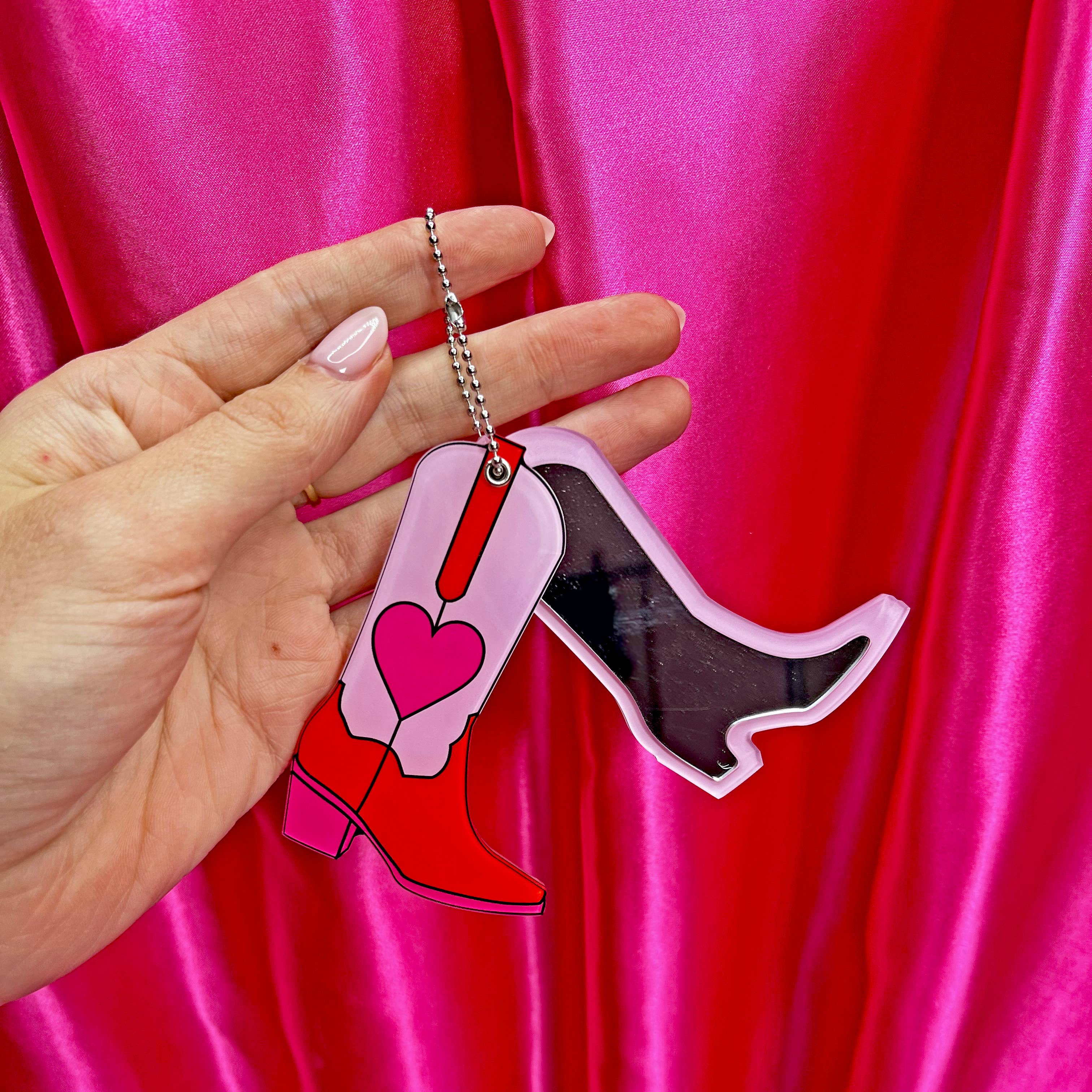 A Shop of Things - Venta al por mayor Espejos de bolso - Espejo para botas Western Cowboy2